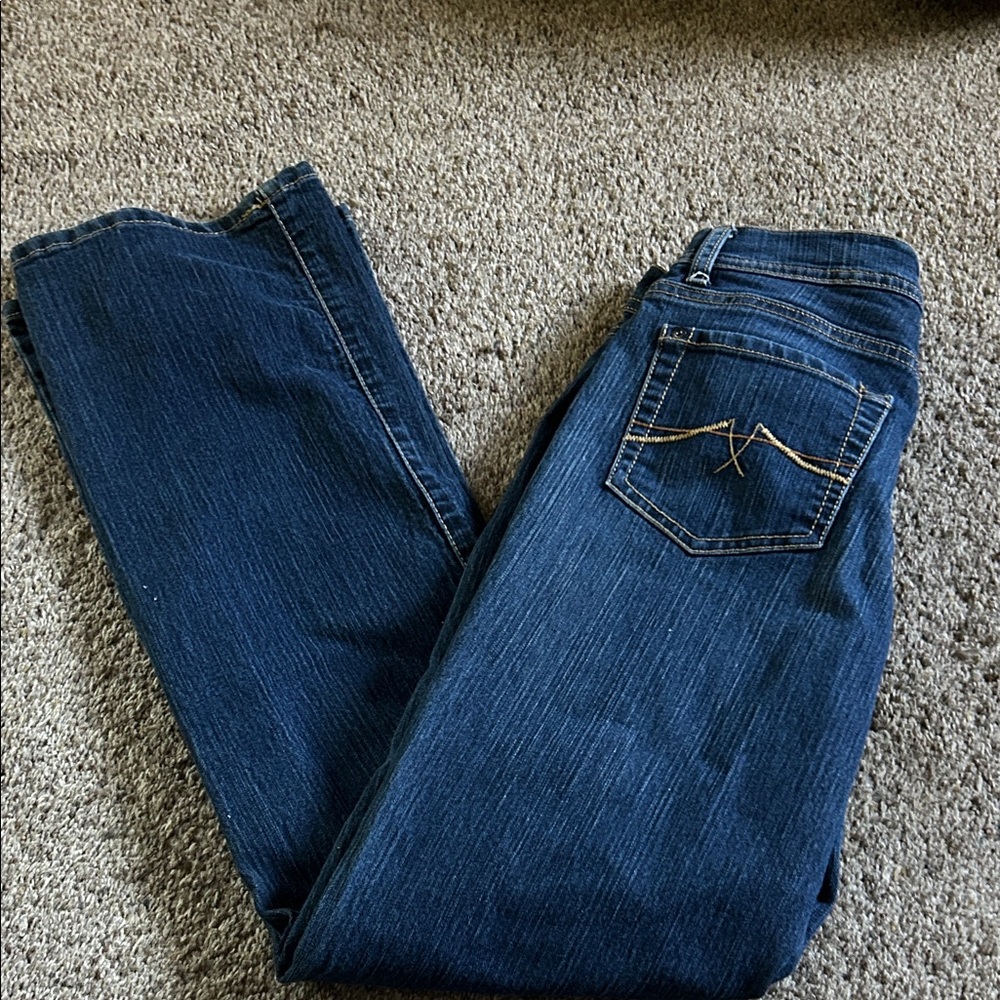 Jeanstar Dark Blue Straight Leg Jeans
